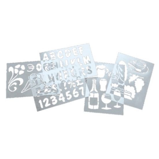 CHALK BOARD STENCILS SET OF 5