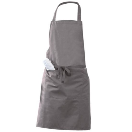 Bib Apron With Pocket 91cm Griffin Grey