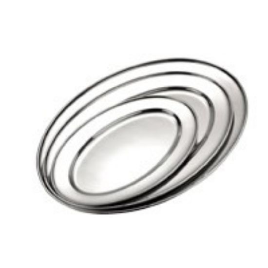 Oval Meat Flat 18" St/St