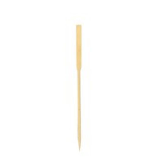 PACK OF 100 BAMBOO PADDLE SHAPED SKEWER 3.5"