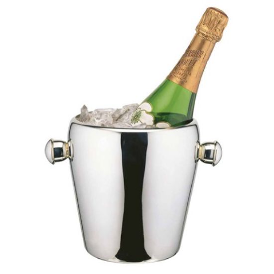 Stainless Steel Curved Wine Bucket 16cm