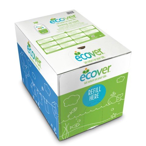 Ecover Washing Up Liquid Lemon & Aloe Vera Bag In Box 15ltr *p