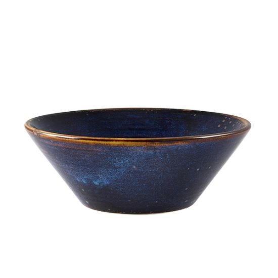 Terra Porcelain Aqua Blue Conical Bowl 16cm (6)