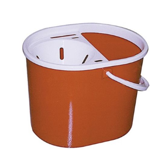Lucy Oval Mop Bucket & Sieve 15l Red