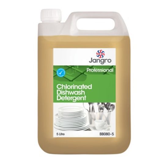 JANGRO CHLORINATED DISHWASH DETERGENT 5LTR (2) **DG**
