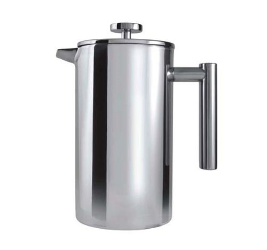 CAFE OLE DOUBLE WALL CAFETIERE 8 CUP ST/ST SATIN FINISH
