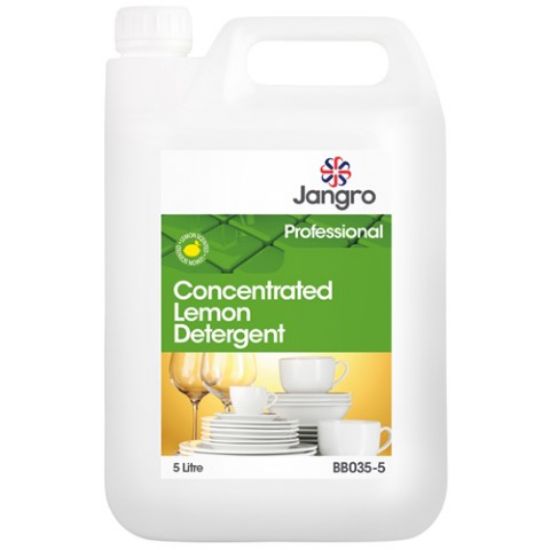 Jangro Conc Lemon Washing Up Liquid 5ltr