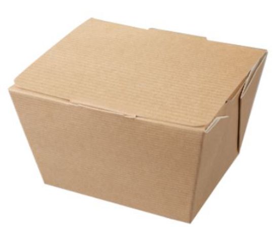 Savori Kraft Hot Food Box 150x30x75mm (125)
