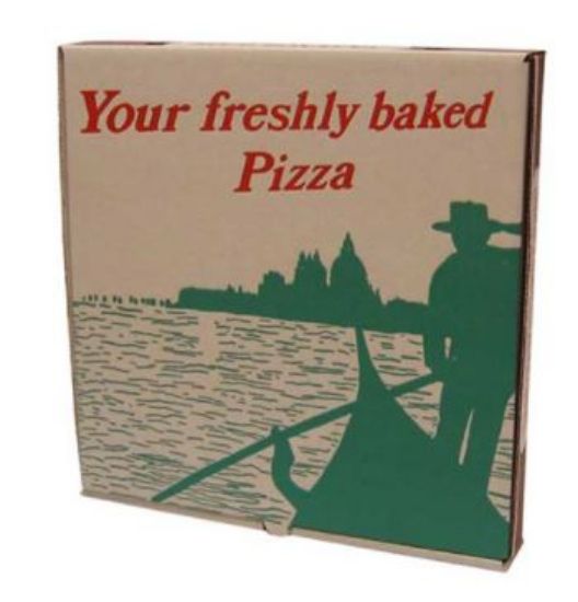 PIZZA BOX GONDOLA DESIGN 9" (100)