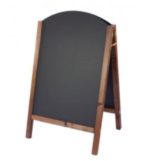 A Board With Curved Top Oak 800 X 515mm
