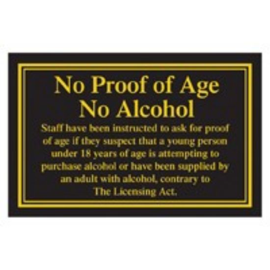 Proof Of Age Black & Gold