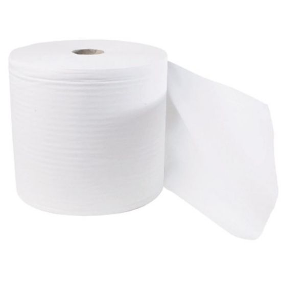 Jangro Monster Roll White 2ply 400mx26cm Shrinkwrapped Recycled (2)