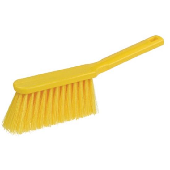 SOFT CRIMPED HYGIENE HAND BRUSH 275MM YELLOW