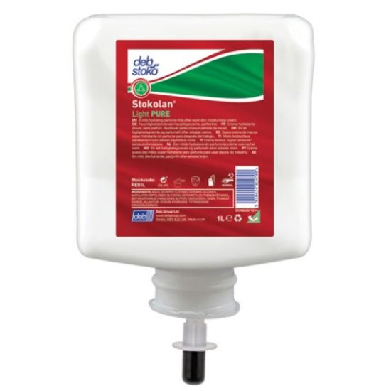 Deb Stokolan Light Pure Cream 1ltr (Case of 6)