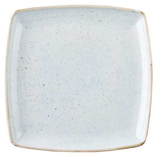 Churchill Stonecast Deep Square Plate 10.5" 26.8cm Duck Egg (Case Of 6)