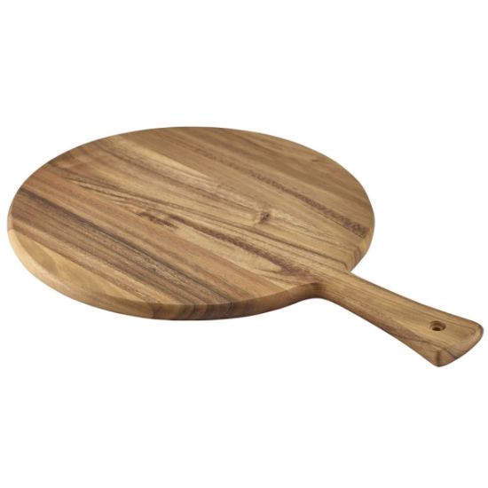 ACACIA WOOD PIZZA PADDLE 33CM DIA
