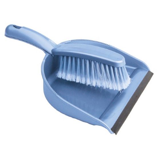Dustpan Brush Set Soft Blue *p