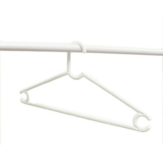 Coathanger Plastic White