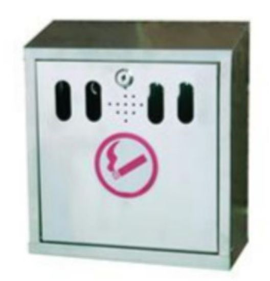 External Wall Ashtray Silver 3ltr