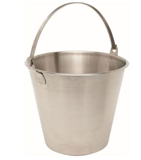 Economy Stainless Steel Bucket 12ltr