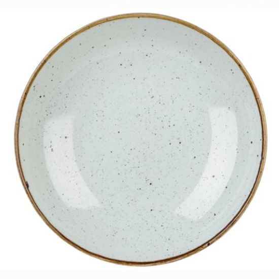 CASE OF 6 STONECAST COUPE BOWL LARGE 12" PEPPERCORN GREY