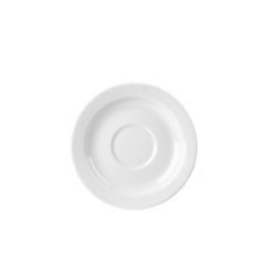 CASE OF 12 BAMBOO SAUCER 5.75" WHITE