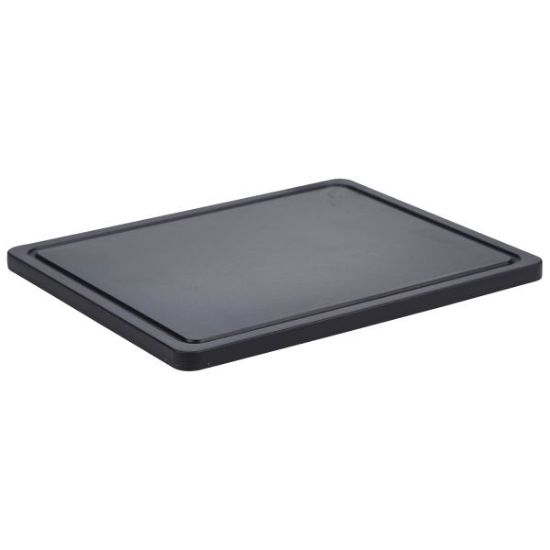 Non-Slip Bartenders Chopping Board Black 32 X 26cm