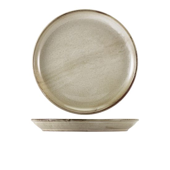 Terra Porcelain Smoke Grey Coupe Plate 27.5cm (6)