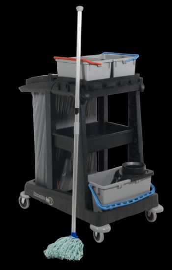 Numatic Ecomatic Cleaning Trolley With Twist Mop Bucket Kit Em1-Tm