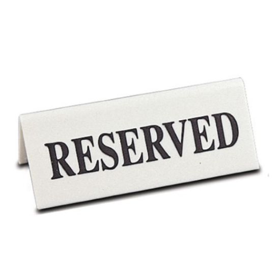 Reserved Tent Ivory 45x110mm (5)