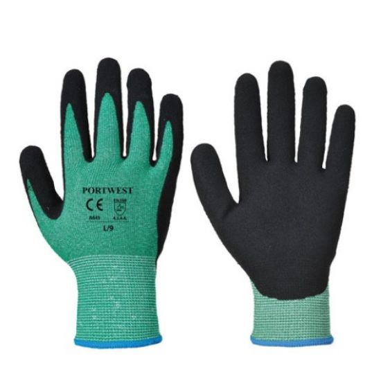Cut D13 Nitrile Cut Res Glove Large Green