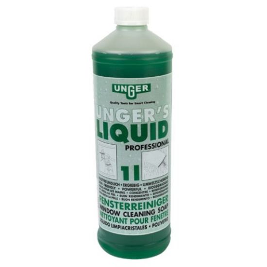 Unger Pro Liquid Glass Cleaner 1 Litre (Single)