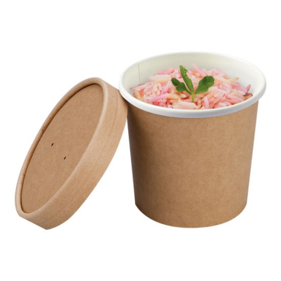 COMPOSTABLE SOUP CUP 350ML (500)