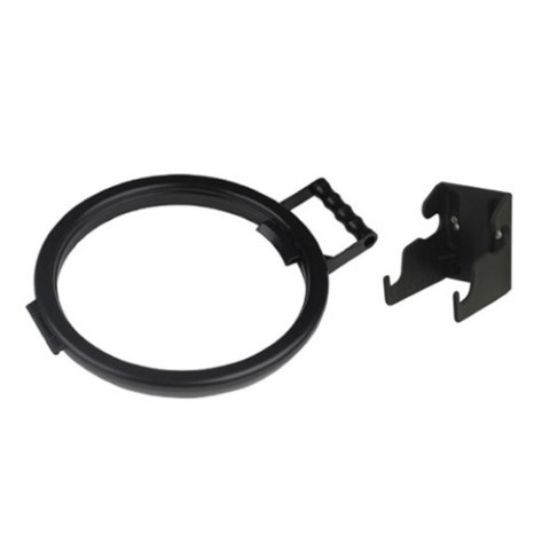 Black Waste Sack Carrier And Bracket