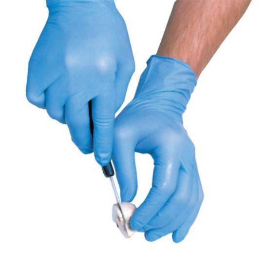 Jangro Premium Nitrile 5g Nitrile Glove Powder Free Blue Extra Large (Pack 0f 100)
