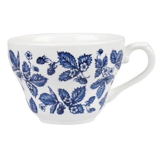 CASE OF 12 VINTAGE BRAMBLE GEORGIAN TEA CUP 7oz BLUE