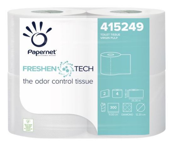 Freshen Tech Conventional 300 Sheet Toilet Roll White 2 Ply (Pure) (28) *s