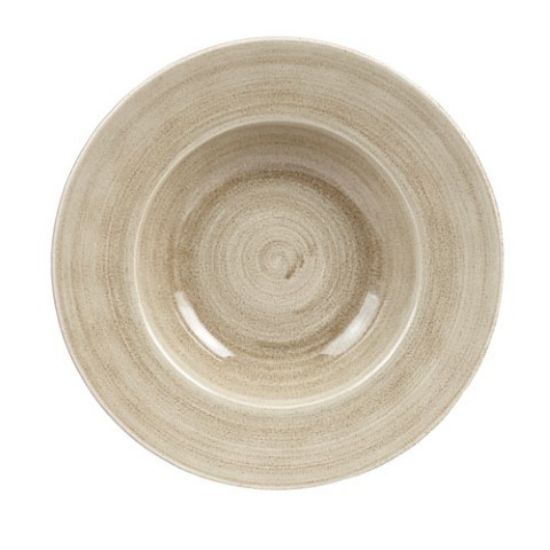STONECAST WIDE RIM BOWL 11" PATINA ANTIQUE TAUPE (12)