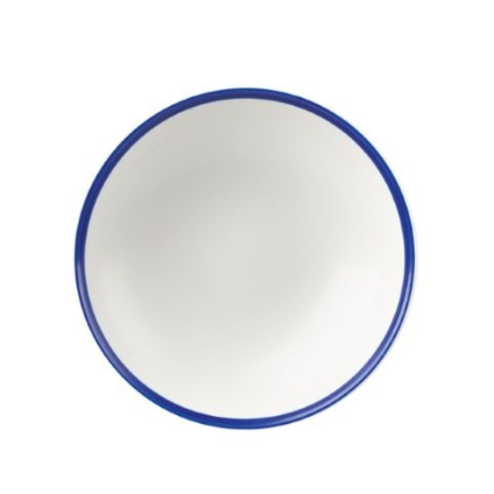 CASE OF 12 RETRO COUPE BOWL 7.25" BLUE