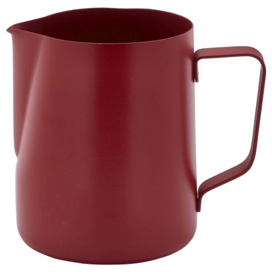 Frothing Jug Non-Stick 12oz Red