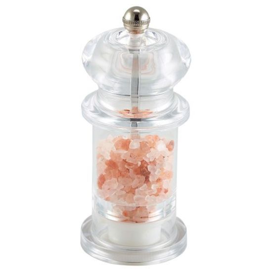 Genware Round Salt/Pepper Grinder Acrylic 14cm