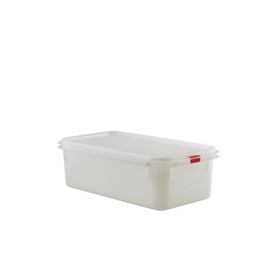 Genware Polypropylene Gastronorm Container GN 1/3 100mm 4.3ltr