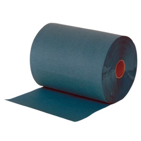 Jangro Autocut Roll Towel 1ply 112 X 200mm Blue Recycled (6)