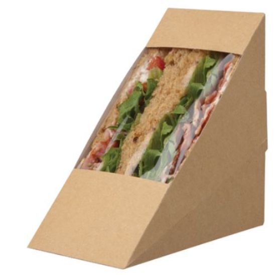 KRAFT REAR LOADING SANDWICH PACK (500) L123xW272xH123mm