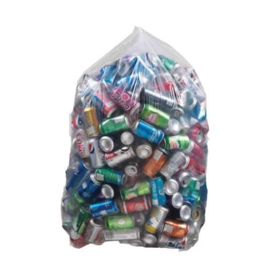 Clear Wheelie Bin Liners Heavy Duty B43 30x46x54" (100)