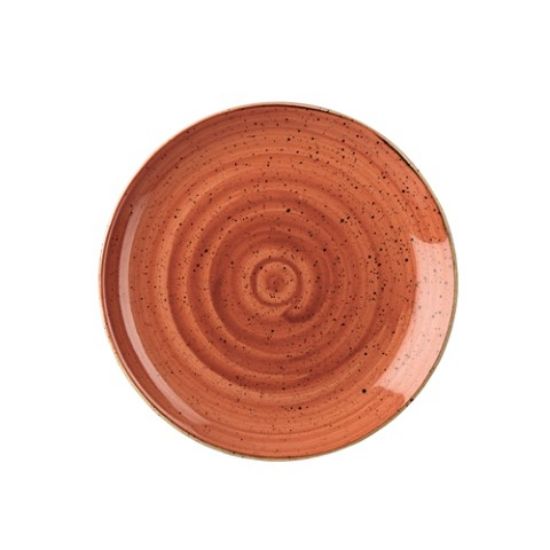 Churchill Stonecast Evolve Coupe Plate 10.25" Spiced Orange (Case Of 12)