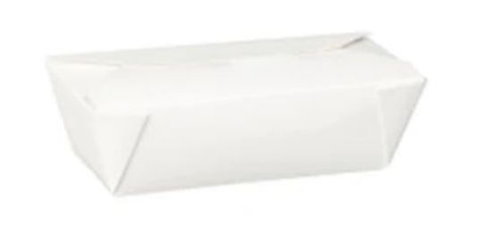 DISPO-PAK WHITE FOOD CONTAINER 25oz NO.6A (75)