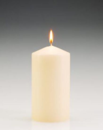 Pillar Candle 80/150 Ivory (Pack of 6)