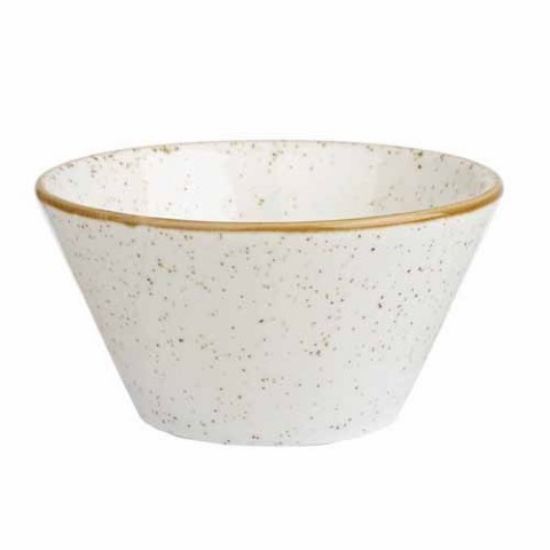 CASE OF 12 STONECAST ROUND SAUCE DISH 3oz BARLEY WHITE