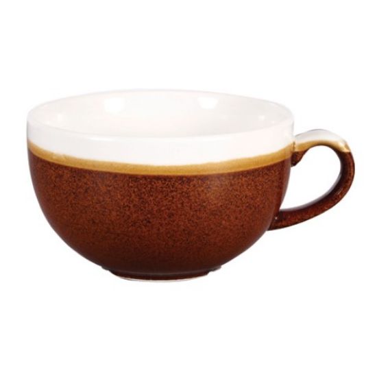 Churchill Monochrome Cappuccino Cup 12oz Cinnamon Brown (Case Of 12)